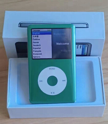 NEU Apple iPod Classic 7. Generation 7G Grün Weiß 160GB MP3 HÄNDLER GARANTIE  