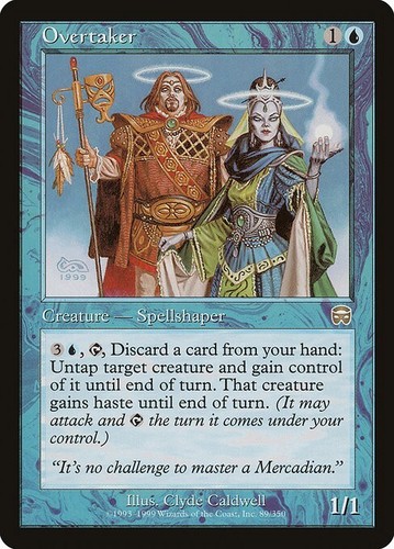 MTG Mercadian Masques --- OVERTAKER --- RARE! NM! Magic the Gathering! - Picture 3 of 3