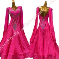 jz Handmade Women Samba Ballroom Swing Salsa Rumba Latin Dance Dress RHYTHM