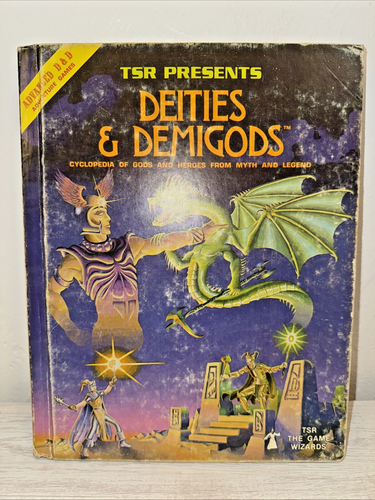 Dungeons and Dragons Deities and Demigods First Print 144 Pages