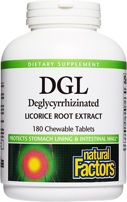 , Chewable DGL 400 Mg, Licorice Extract for Healthy Digest, 180 Count (Pack o...