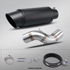 Motorcycle Exhaust System Mid Link Pipe Muffler For Kawasaki Z900 2022-2023