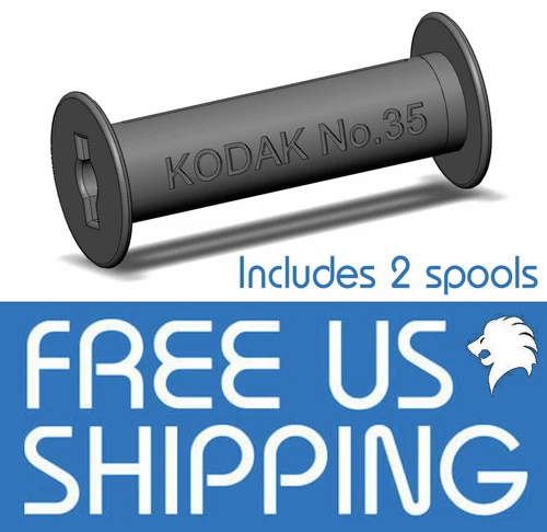 Kodak No. 00 Cartridge Premo Box Camera Film Spool Adapter Set (35mm) Lomography
