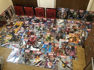 Huge Marvel Fact Files Magazines Bundle - New & Sealed with 4 Folders ...
