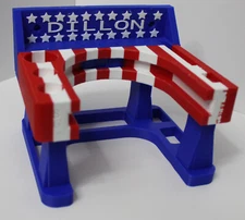 Dillon Tool Head Holder XL650/XL750 Wall Mount or Desk Stand USA Flag style