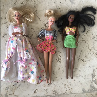 Barbie Balloon Dress Birthday Balloon Barbie Doll 1996 Mattel +2