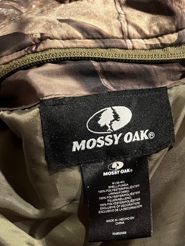 MOSSY OAK CAMO/GREEN Reversible Vest w/Thinsulate Insulation Size Medium - Picture 7 of 7