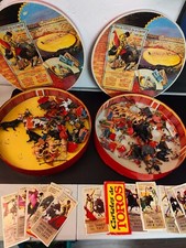 Vintage Jecsan Model Figures Spanish Madrid Bull Fighting Matadors Plastic 1960s