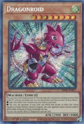 Dragonroid - BROL-EN011 - Secret Rare Yugioh Brothers of Legend | eBay