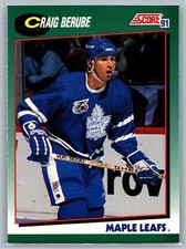 Craig Berube 1991 Score NHL Rookie and Traded #28T