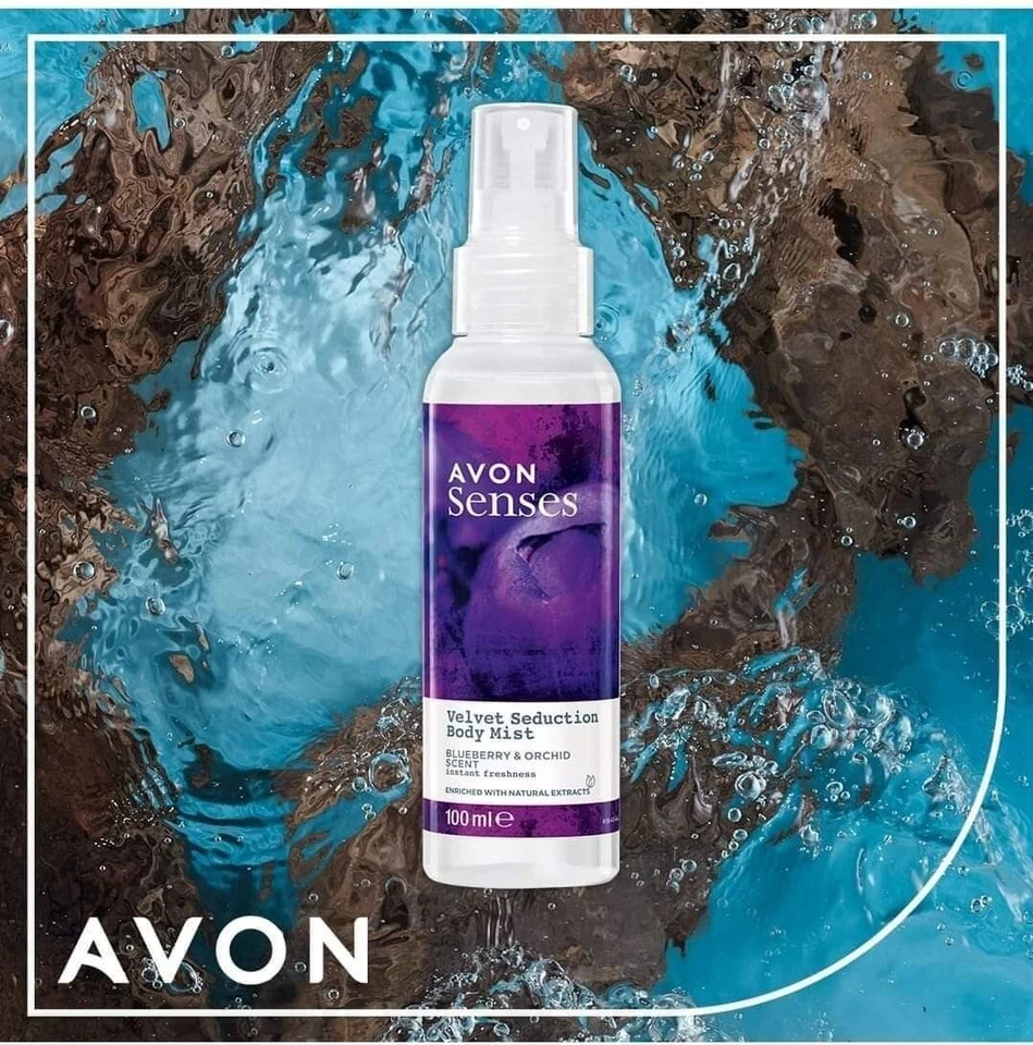 Brume Parfumée Corps-Cheveux-Ambiance AVON SENSES Myrtilles Et Orchidée - Photo 1/1