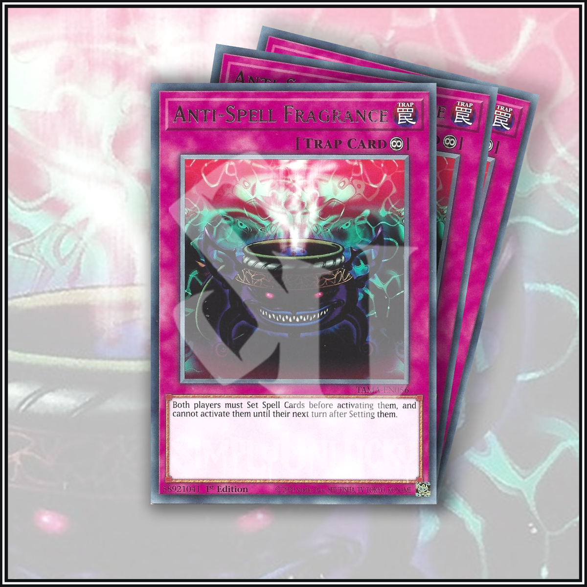 YuGiOh ANTI-SPELL FRAGRANCE x3 | TAMA | POWERFUL RARE CARD | 1ST EDITION   | eBay