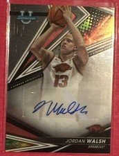 Jordan Walsh Arkansas Basketball Topps autograph rookie card Auto Boston Celtics