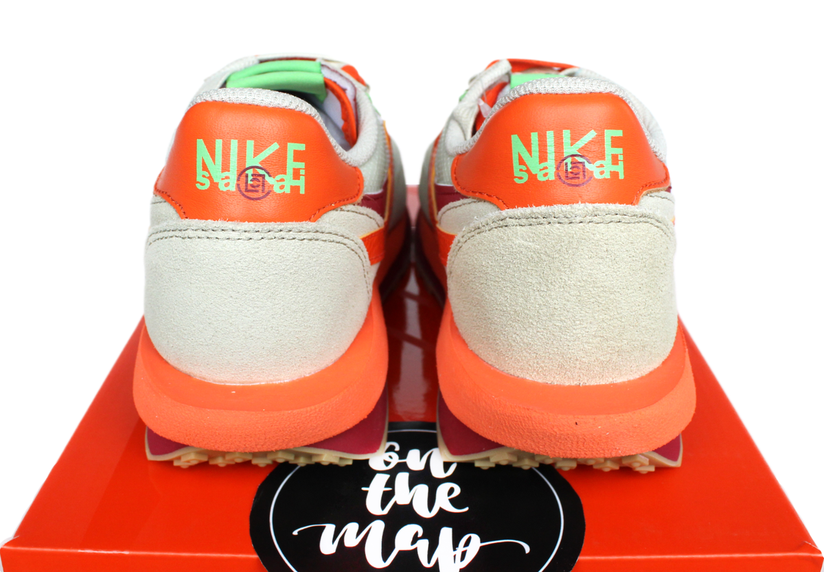 Nike x Sacai x CLOT LDwaffle Orange Blaze UK 5 6 7 8 9 US 39 42.5