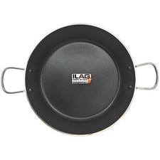 Poêle à Paella à Induction, 38cm, 8 Portions, Antiadhésive sans PFOA, Aluminium