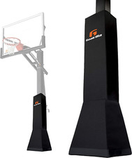 Ultimate Weatherproof Basketball Pole Pad for Safety  Protection - Black