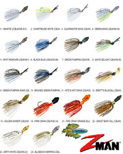 Z-MAN Chatterbait Jack Hammer Bladed Vibrating Jig 3/8oz (CBJH38) Any 22 Colors