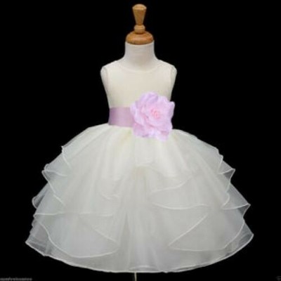 ivory organza flower girl dresses