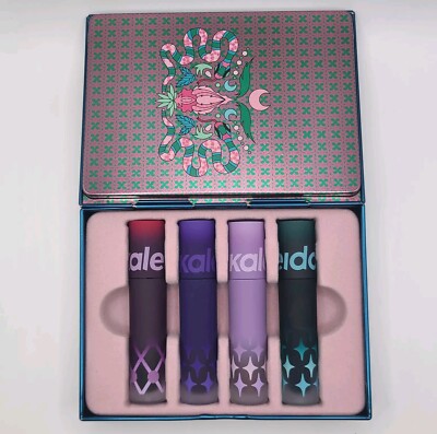 Kaleidos Cloud Lab Lip 4 PC SET Flora Noir Tin w Agave, Mercury, Siren, Scorpion