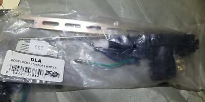 Install Bay DLA Door Lock Actuator 2 Wire W/Mounting Bracket & Connecting Rod