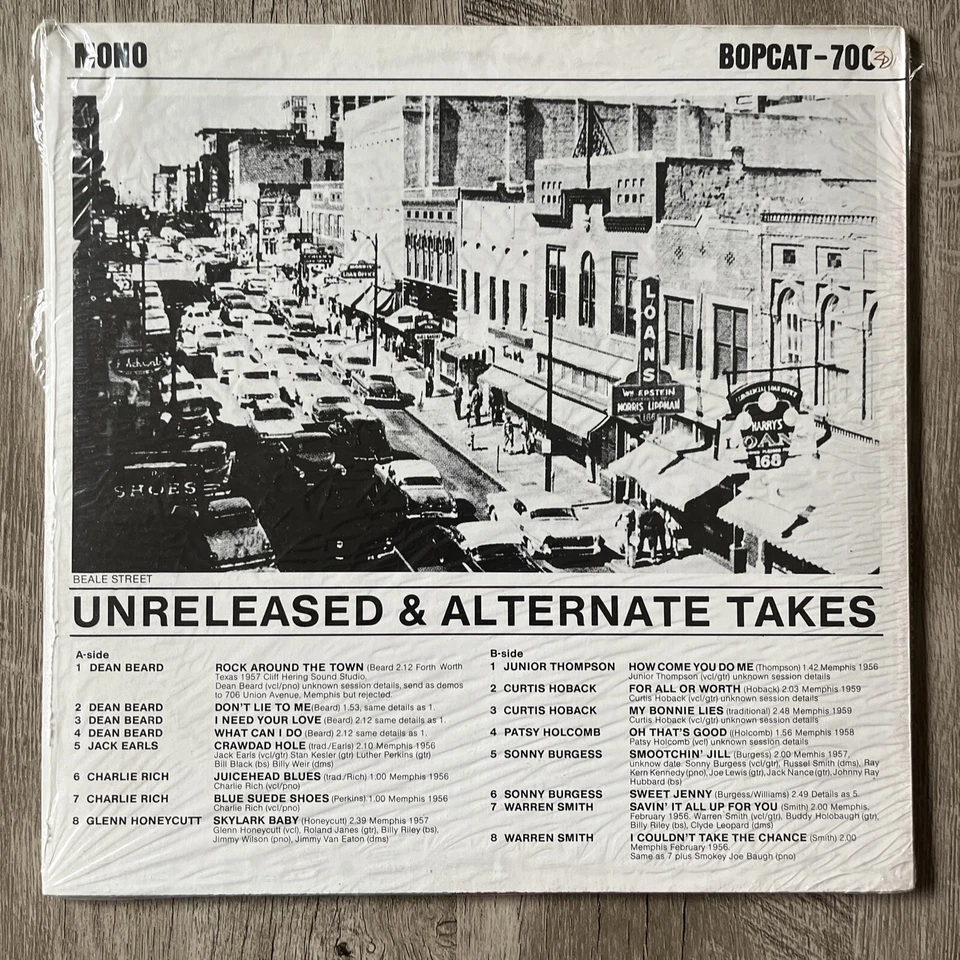 Rock Around The Town OBSCURE BOPCAT 700 Rockabilly Unofficial Release IMPORT NM - Image 3 of 4