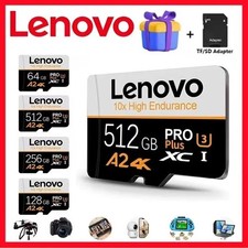 LENOVO 1TB 512GB 256GB 128GB Micro TF SD Card High Speed Class Flash Memory