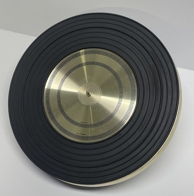 Empire 698 Turntable Replacement Part FULL PLATTER SET w/Rubber Gold Color 3 Pcs
