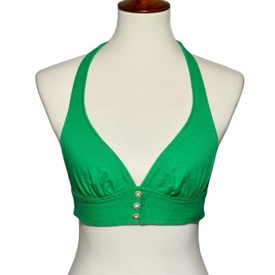 Rare Authentic Vintage 1970s halter bikini top produced by iconic Jantzen