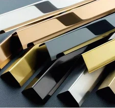 Stainless Steel Metal Corner Guard Edge Protector 90 Degree 1.18''x1.18''x47''