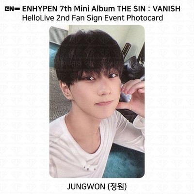 Enhypen 7th Mini The Sin : Vanish HelloLive 2nd VC Event Photocard