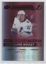 2021 Upper Deck Credentials Debut Ticket Access Red /199 Alex Barre-Boulet 0uz9