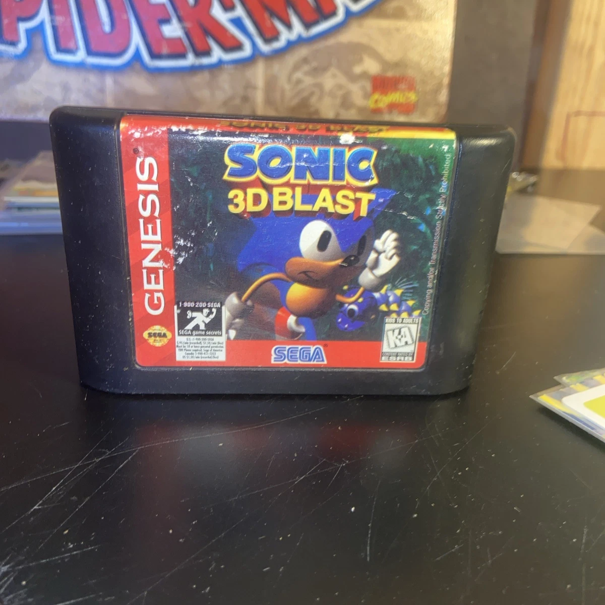 Action & Adventure Sonic 3D Blast NTSC-U/C (US/CA) Video Games for