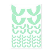 Glowing Eyes Halloween Luminous Wall Stickers Creative Carved Fluorescent