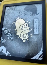 Mr. Sparkle Poster Homer Simpson gold foil Simpsons Art Print, Wall Art 11x17