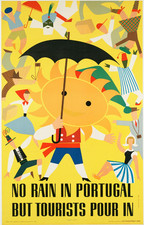 Portugal Vintage Travel Poster Advertisement