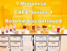 Miniverse CAFE Series 1 Discontinued RARE! Opened and unopened unmade U Pick