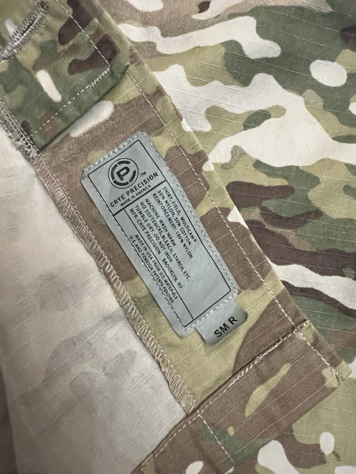 Crye Precision R6 Field Top Multicam Small Regular W Flag - Image 4 of 4