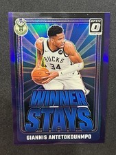2024-25 Panini Optic - Winner Stays Giannis Antetokounmpo #4 Purple Prizm