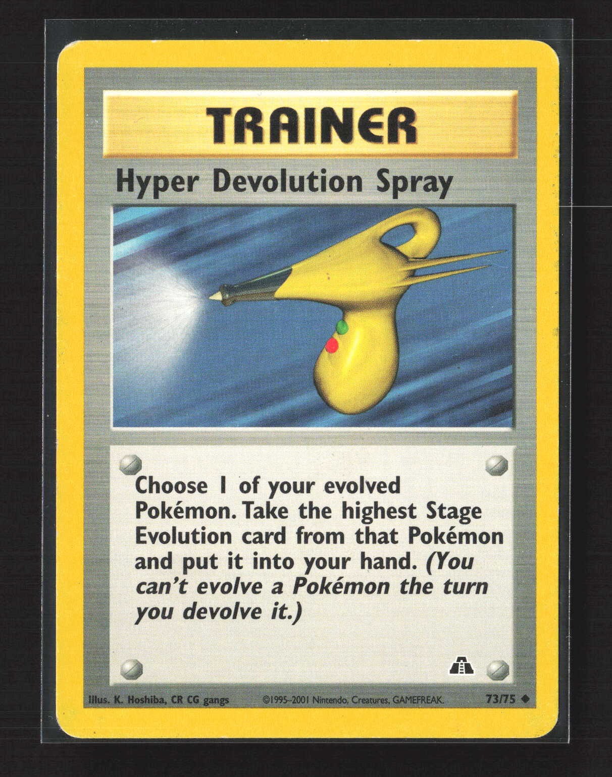 Pokemon Base Set (Shadowless) #072/102 Rare Devolution Spray