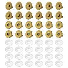 12Pcs 18mm Magnetic Snap Buttons Set Copper Fastener Clasp, Coppery