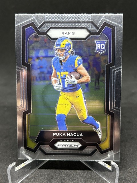 2023 Panini Prizm FOOTBALL Puka Nacua #357 RC ROOKIE LOS ANGELES RAMS 011326