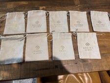 Lot of 9 Kendra Scott Jewerly Dust Bags/ Pouch