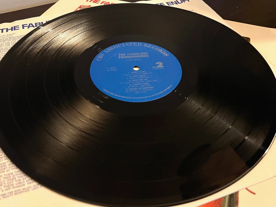 THE FABULOUS THUNDERBIRDS - Tuff Enuff (1986) - 12" Vinyl Record LP - EX - Image 3 of 3