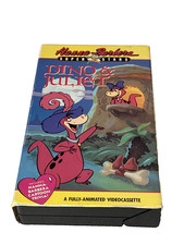 Dino and Juliet VHS 1990 Hanna-Barbera Super Stars The Flintstones Cartoon Movie
