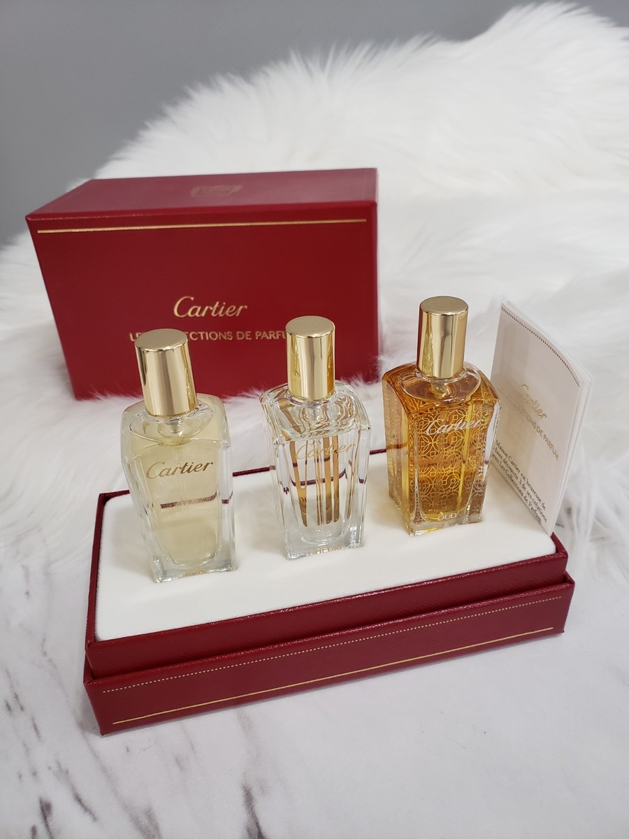 Cartier　LES COLLECTIONS DE PARFUM 15㎖×3 Cartier Les Collections de Parfum Set 3 ×15ml Pur Magnolia L'Heure