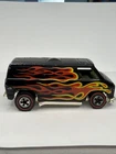 Hot Wheels Redline 1975 Super Van Black with Flames Hong Kong