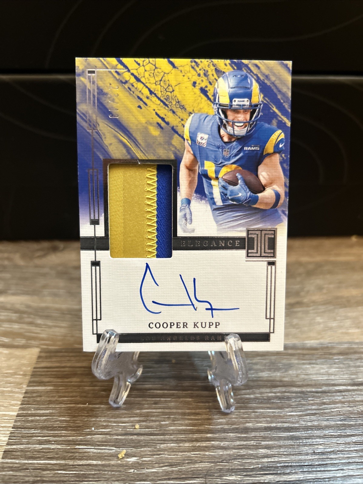 2024 Panini Impeccable Elégance Cooper Kupp Auto Patch /49 Rams view 3