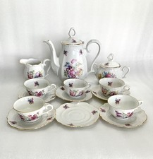 Vintage Porcelain Bareuther Tea Set Bavaria Germany