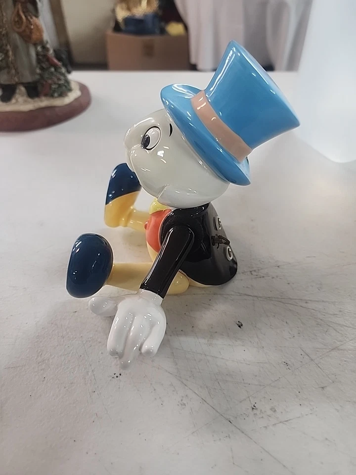 Schmid Disney JIMINY CRICKET Music Box WHEN YOU WISH UPON A STAR Japan Hinged - Image 2 of 4