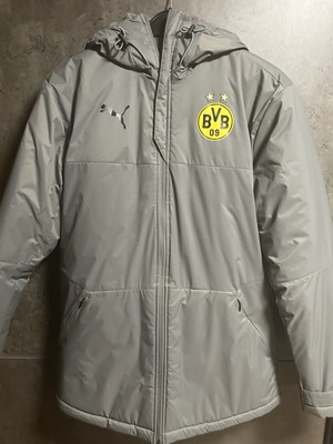 Borussia Dortmund BVB Jacke Herren M, Stadion, Winter, Grau